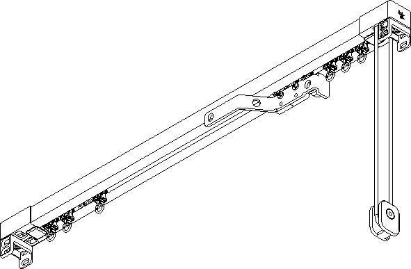 Curtain Track - Cord Operated - Silent Gliss SG 3970  - Curtain Track