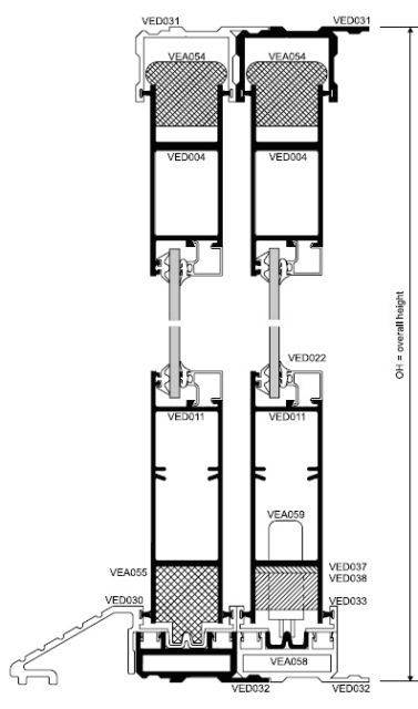 CD Commercial Sliding Aluminium Doors