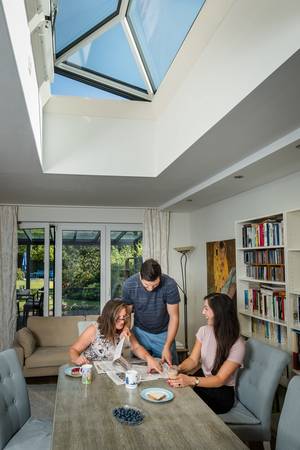 Glass Skylight Pyramid / Hipped  - rooflight - Rooflight / Skylight