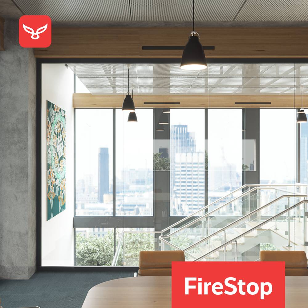 FireStop Ei30 Single Glazed Partition System