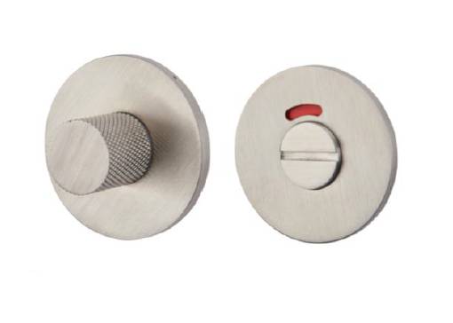 Knurled Thumb Turn and Emergency Release on Slimline Rose (CHTT12) - Turn and Release Bolt