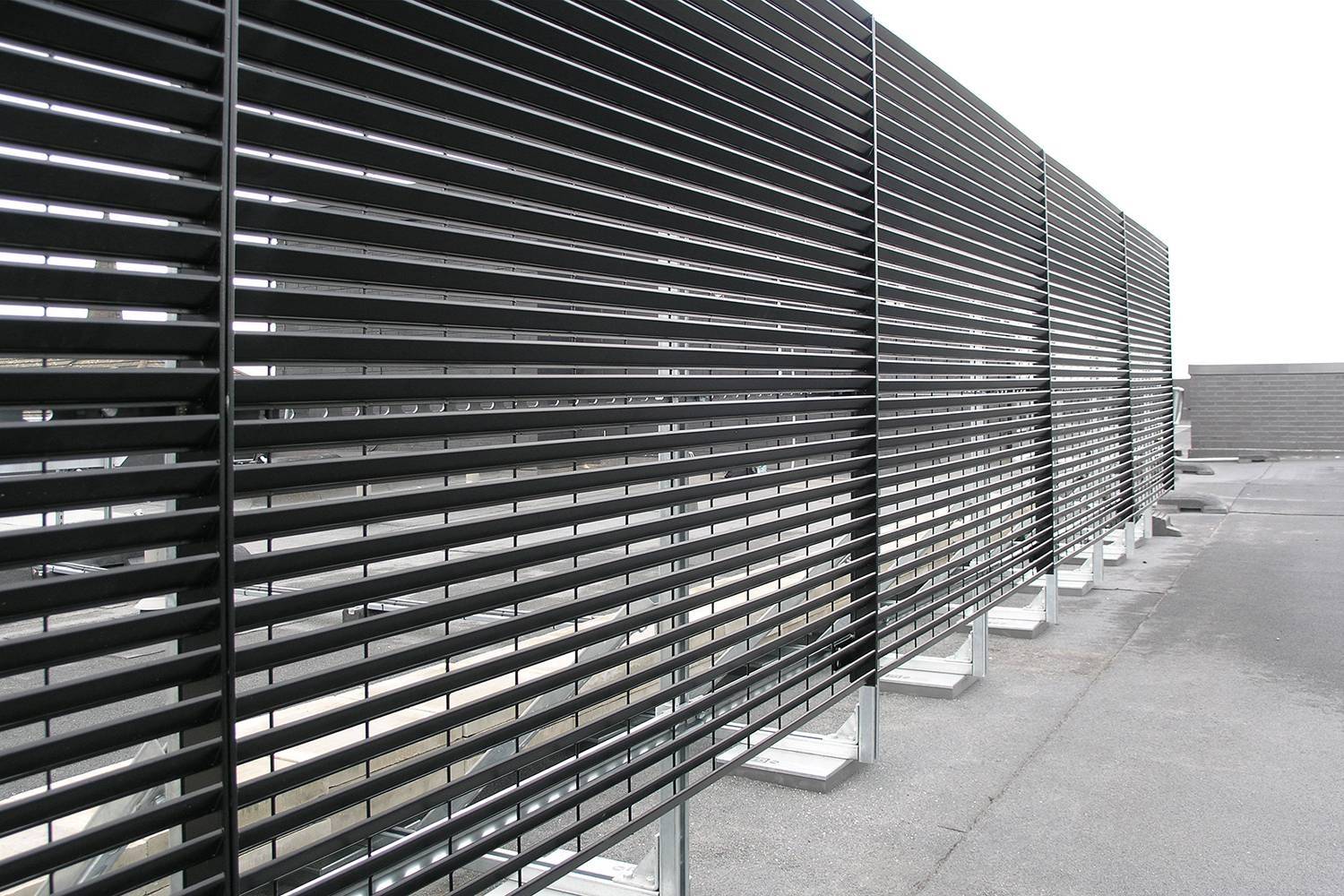 Italia-80 Cladding and Screening - Steel Louvre Protective Privacy Screen