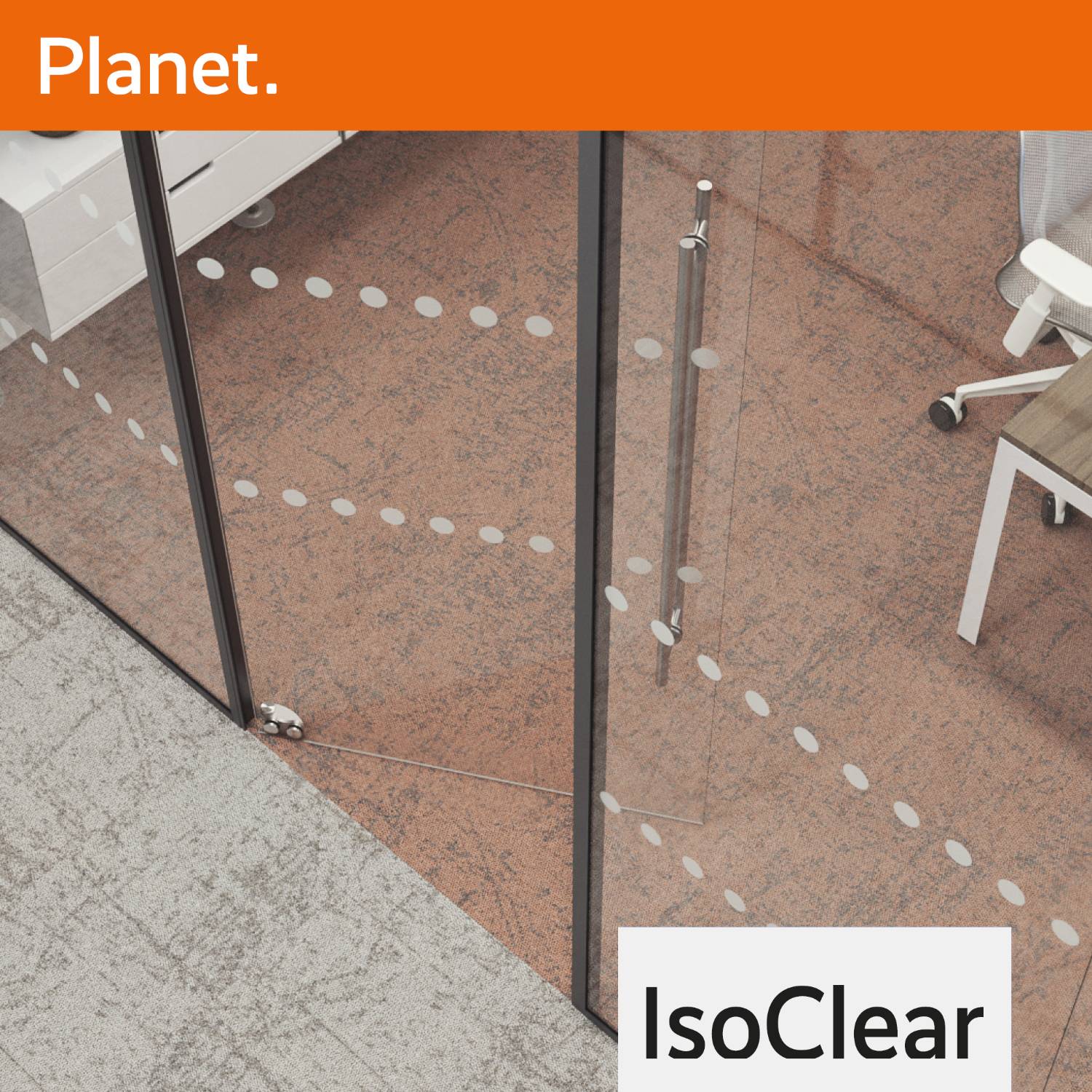 IsoClear Frameless Glass Door