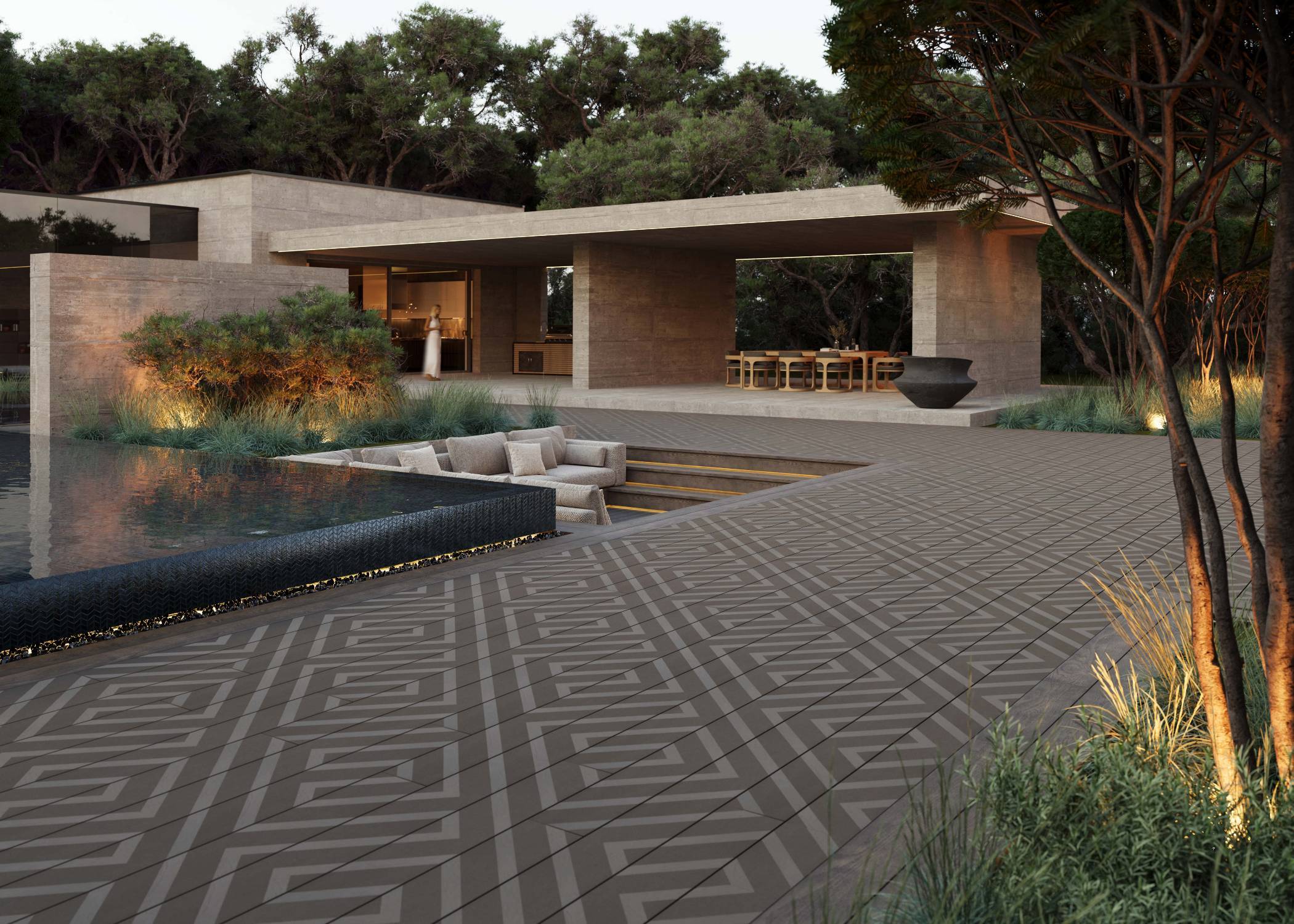 Modello Linear Decking - Composite Decking Board