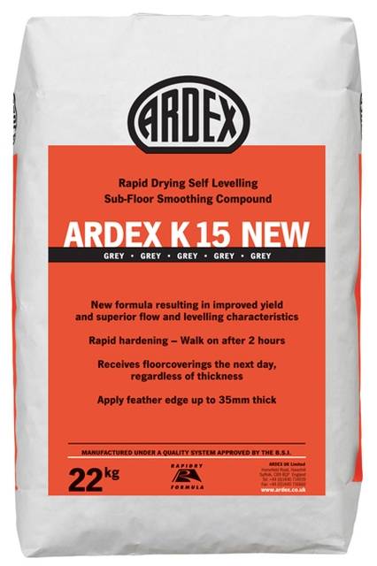 ARDEX K 15 Levelling and Smoothing Compound