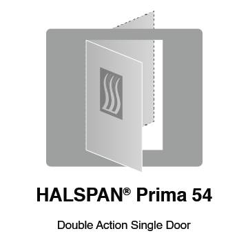 HALSPAN® Prima 54 mm Internal Fire Rated Door Blank - Double Acting Single Doors