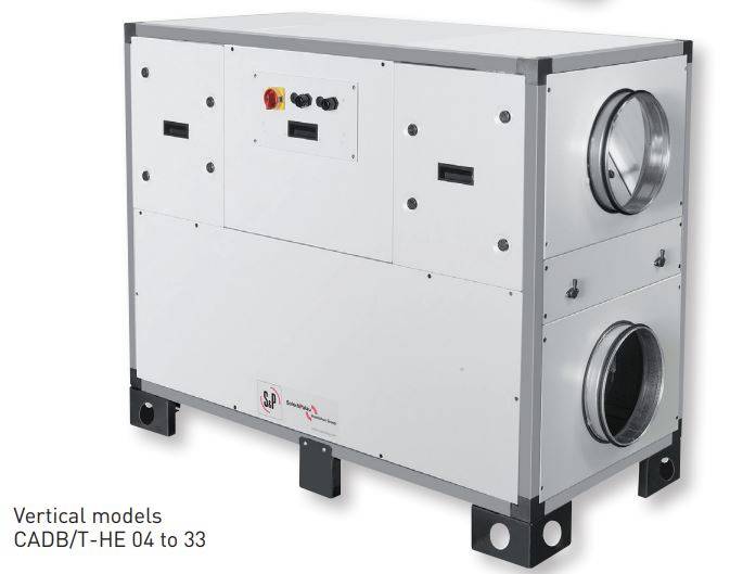 CADB/T-HE PRO-REG | Counter-Flow Heat Recovery Series