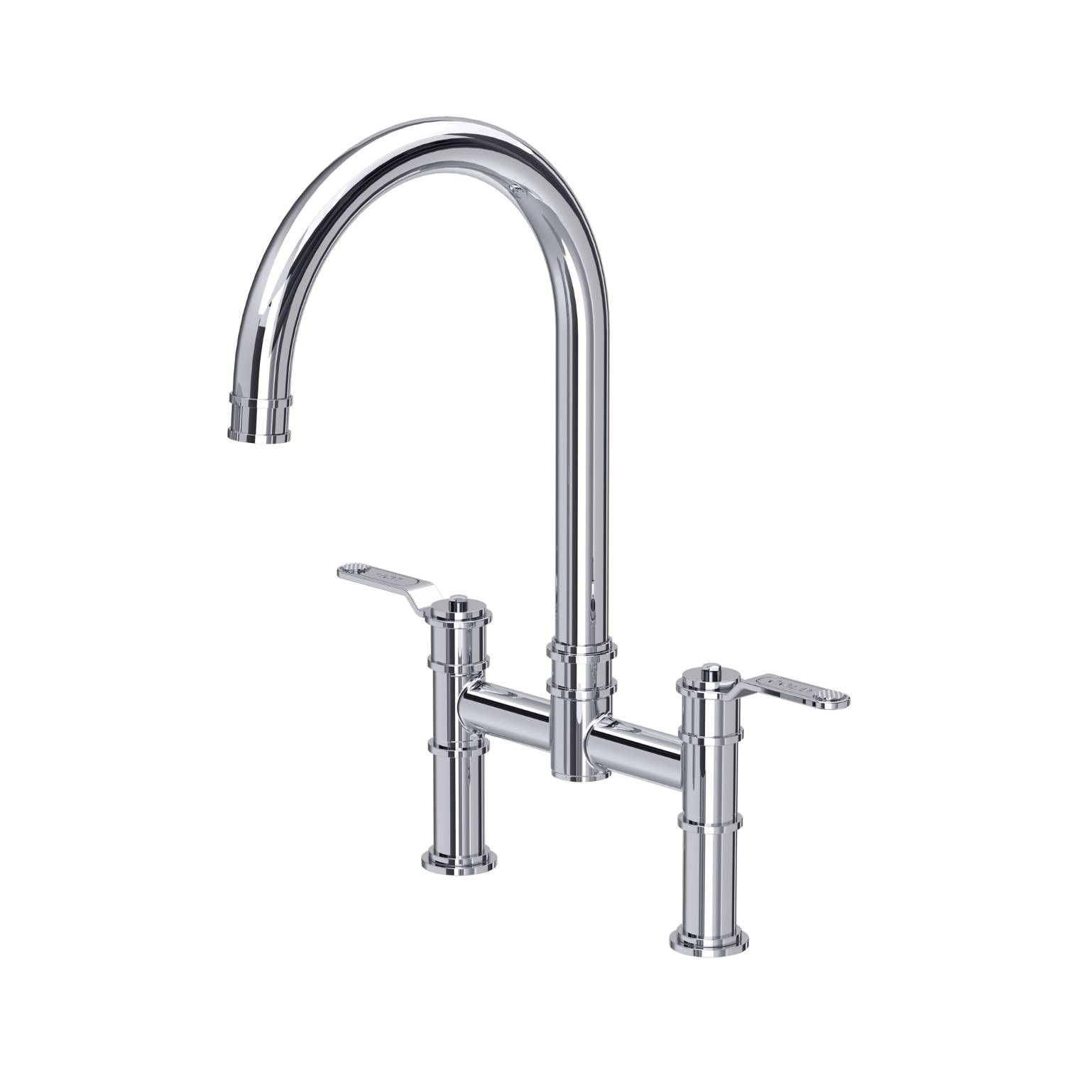 Armstrong Bridge Mixer, With Textured Handle - Kitchen Tap