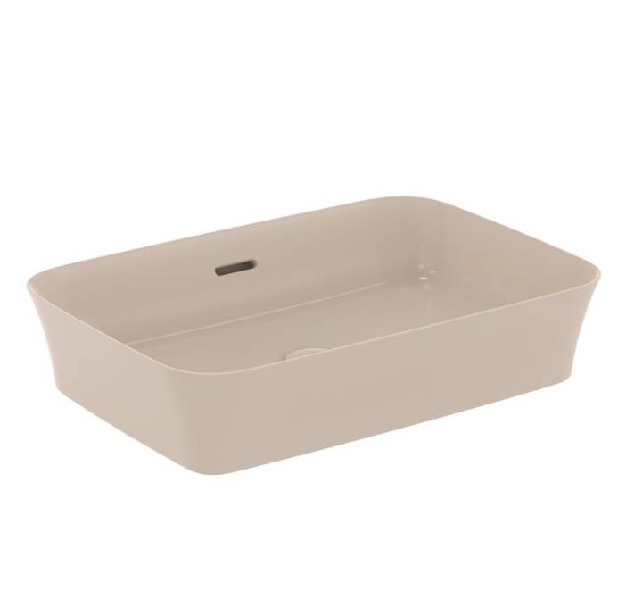 Ipalyss 55 cm Rectangular Vessel Washbasin with overflow 