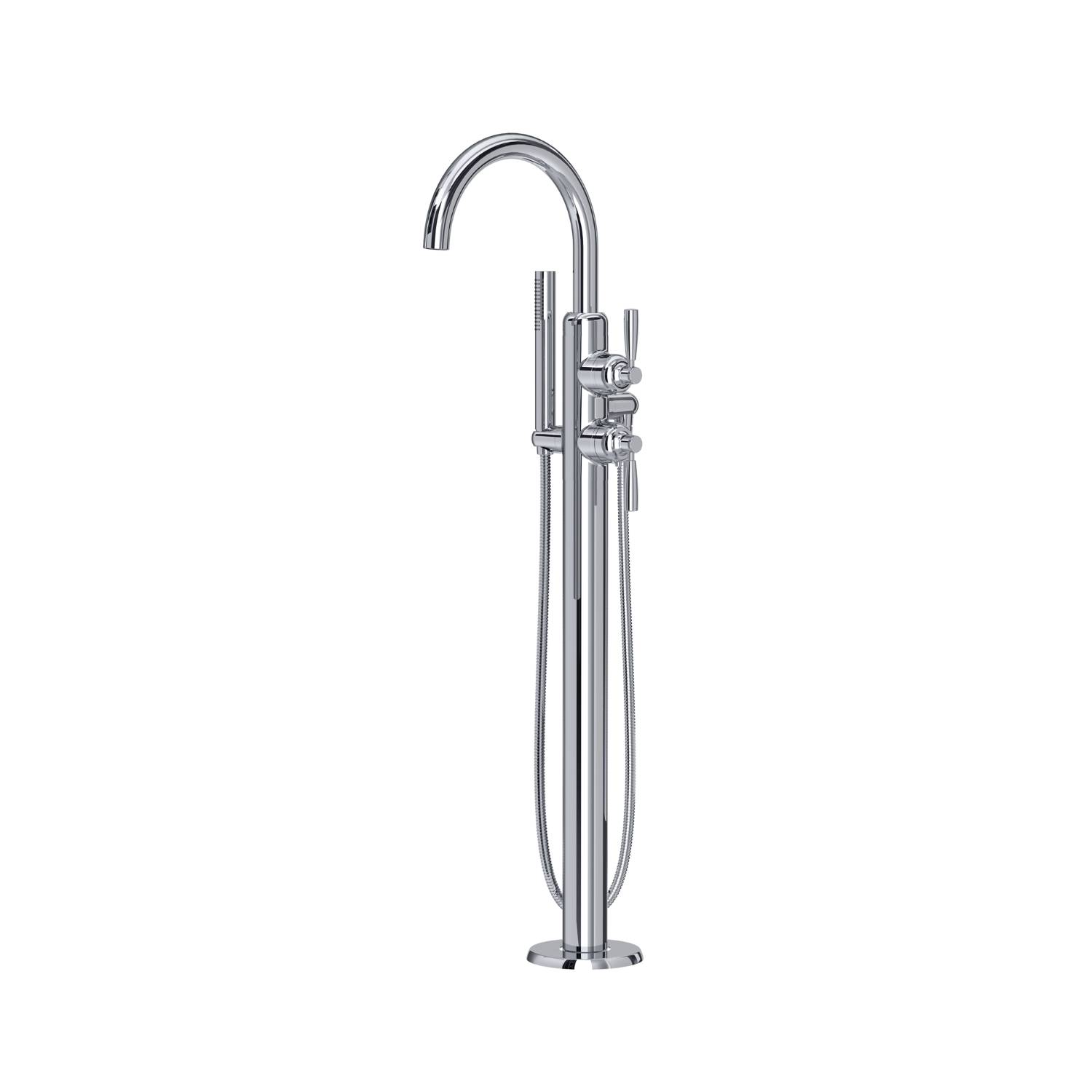 Langbourn Mono Freestanding Thermostatic Bath Shower Mixer - Bath Shower Mixer