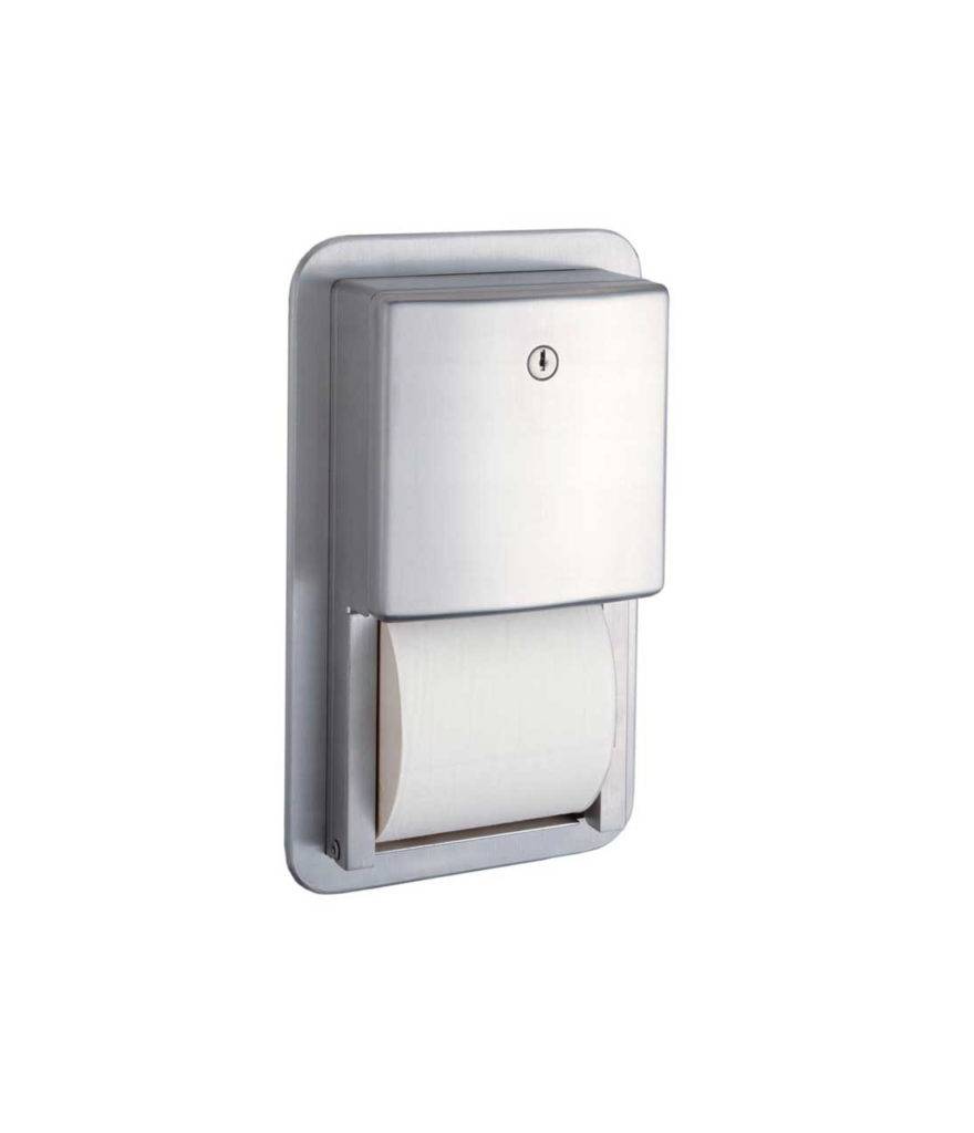 Recessed Multi-Roll Toilet Tissue Dispenser B-4388