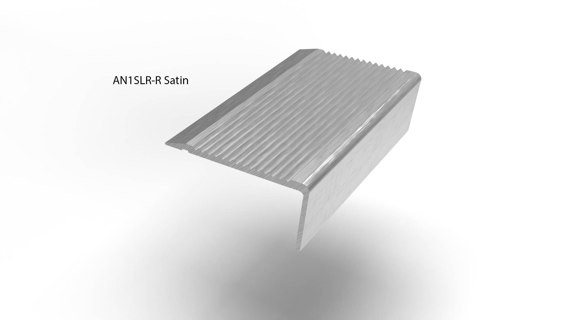 Aluminium Stair Nosings with Ribbed or Castellated Treads - Stair Edgings