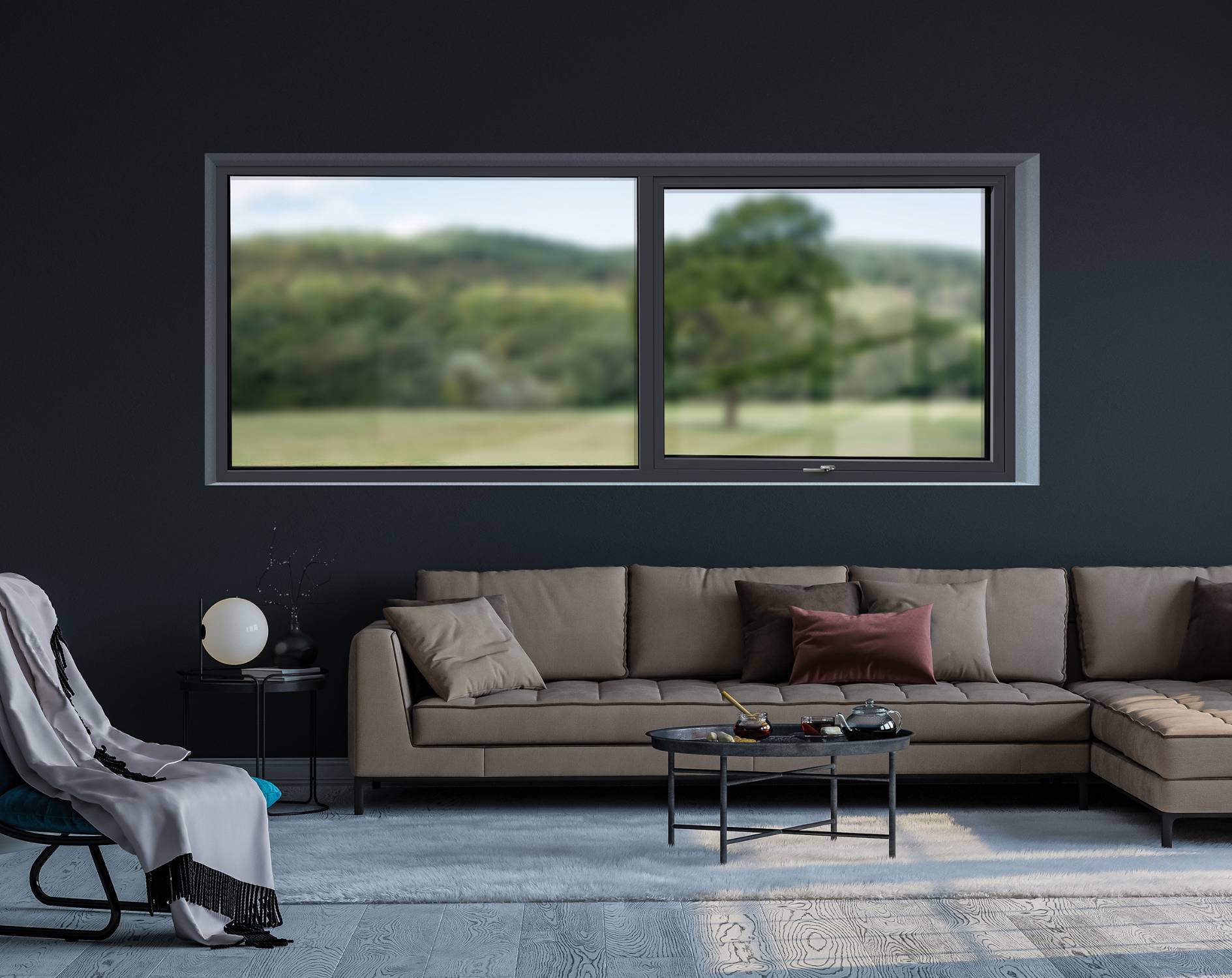 Kestrel Aluminium 75 mm Polyamide Window System - Aluminium Window System