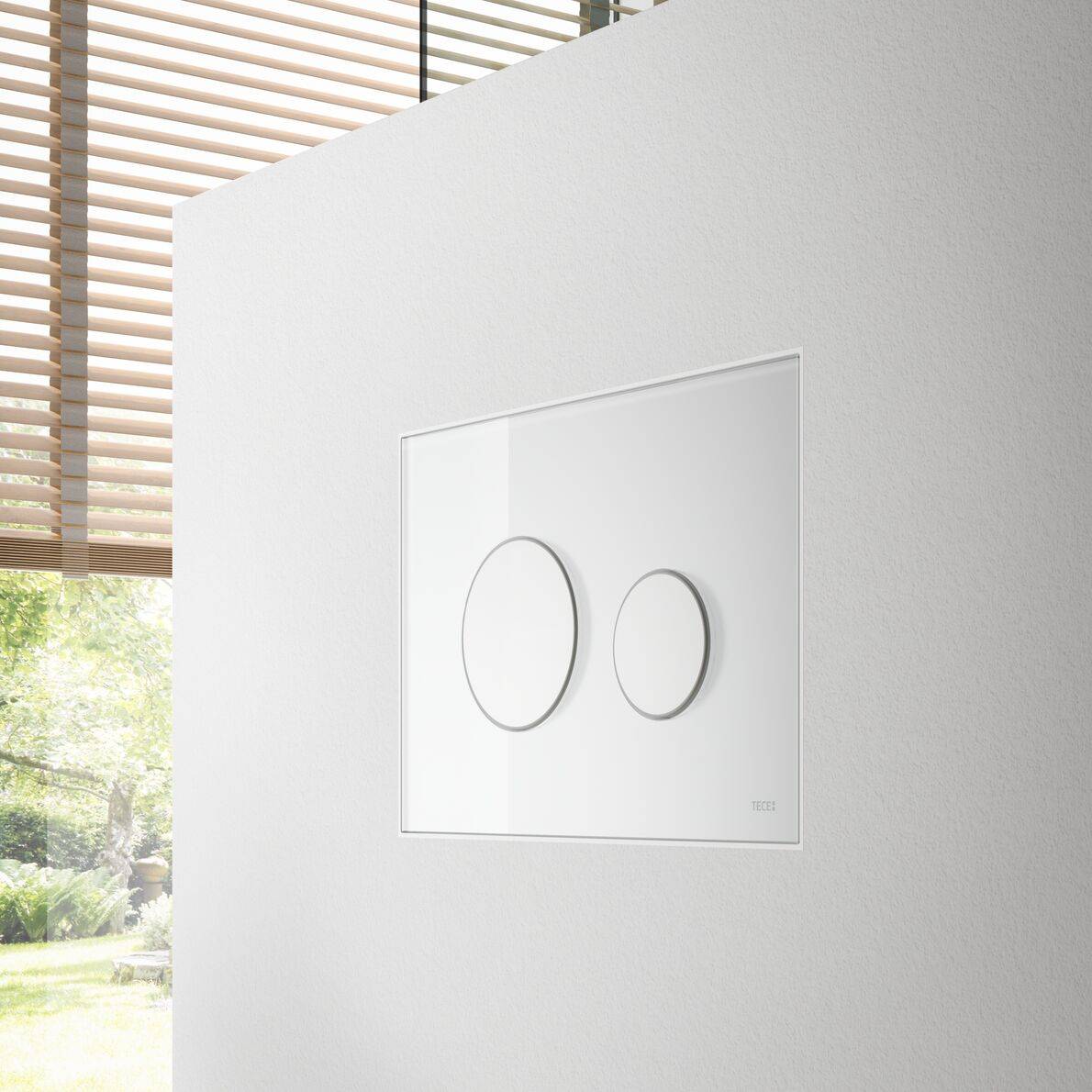 TECEloop Glass WC Control Flush Plate