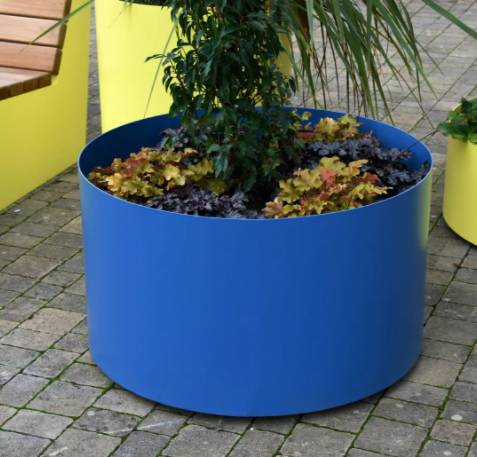 March Circular Carbon Steel Planter