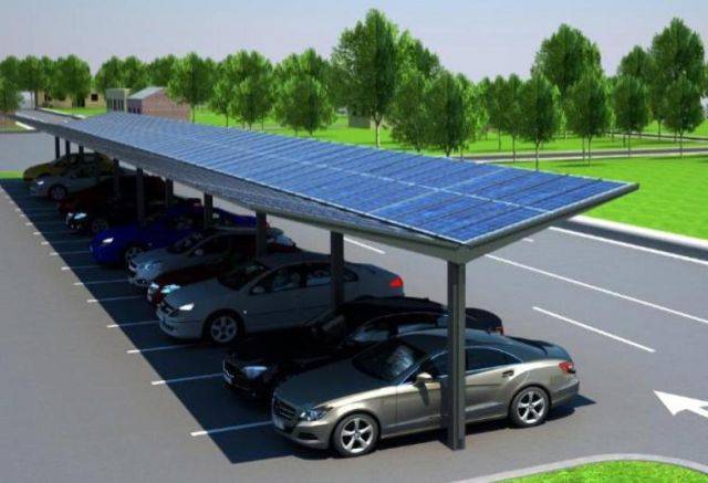 Kensington Dual-Pitch Solar Canopy - 10 kWp