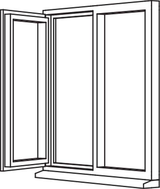Traditional 2500 Casement - C12 Opener/Fixed 