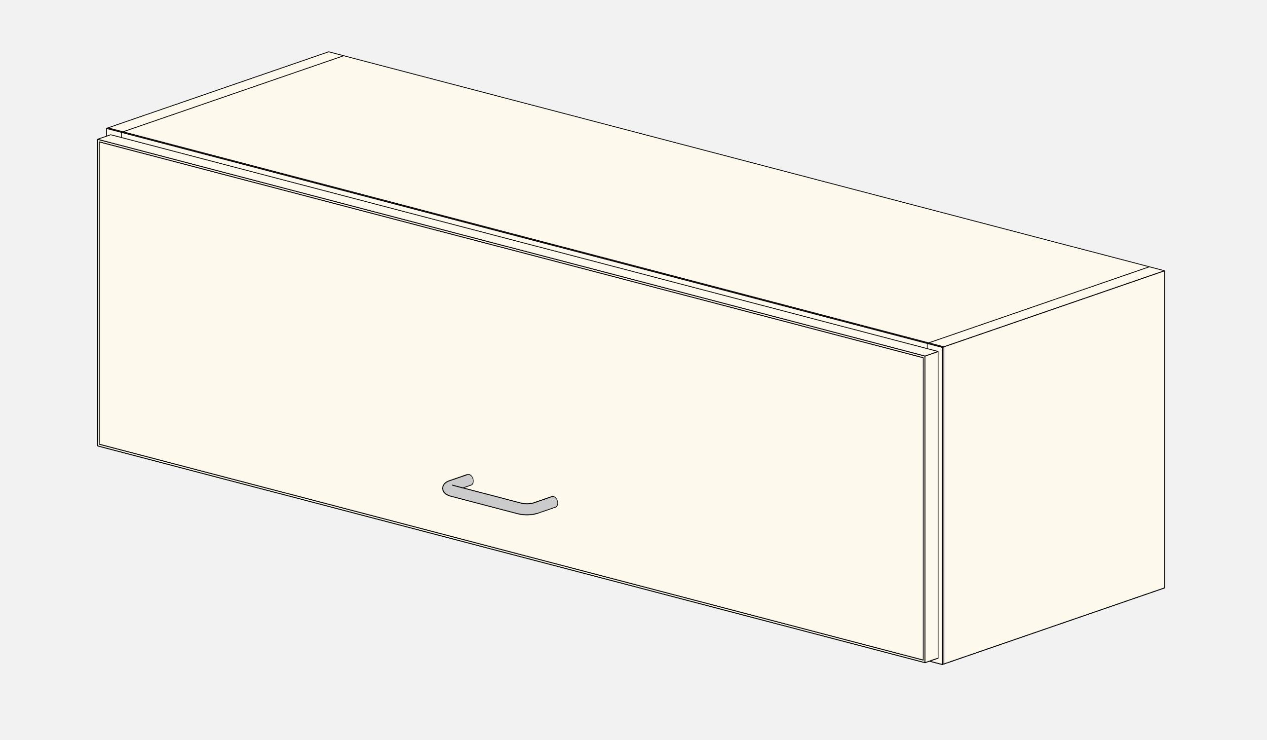 Education Top Hinged Wall Unit 