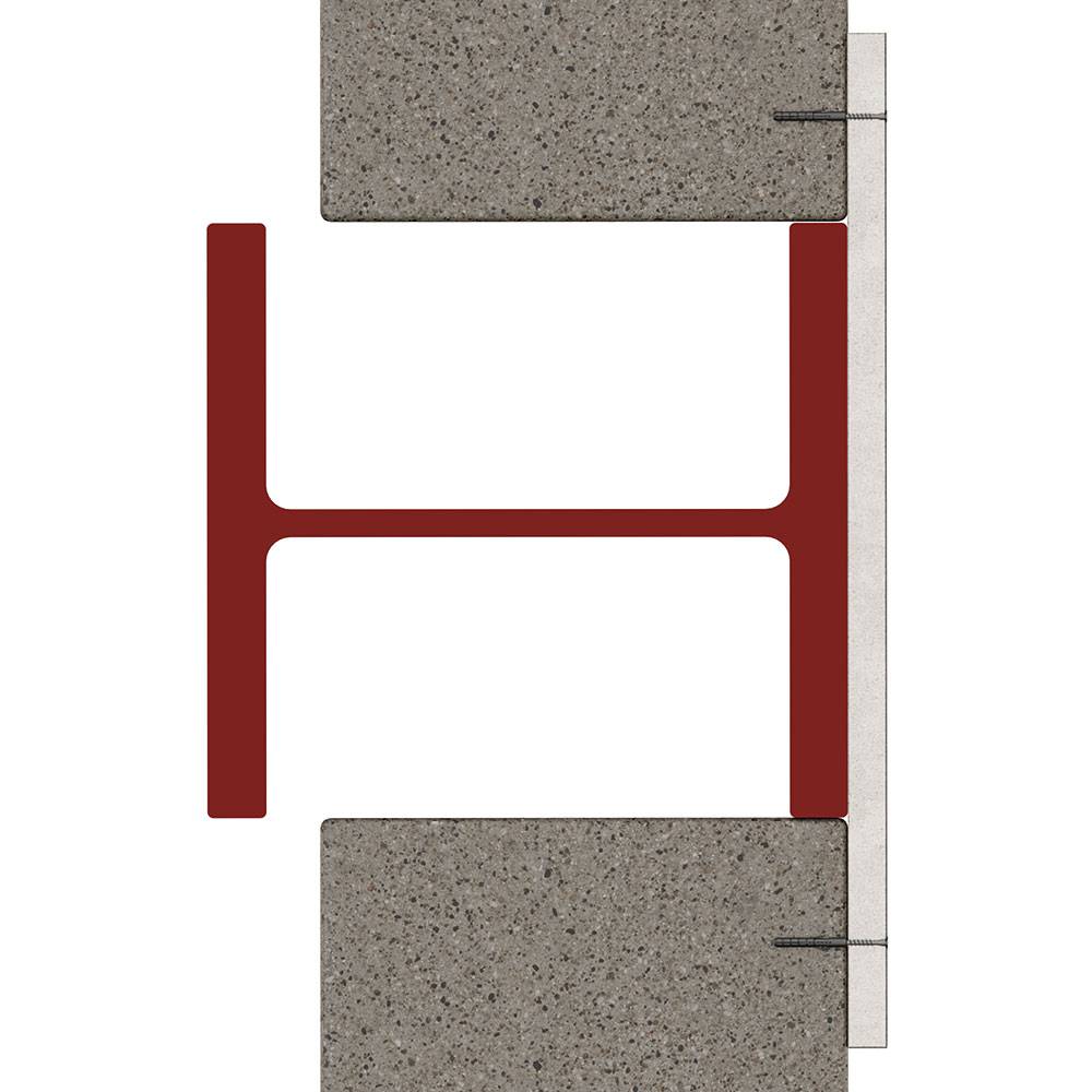 PROMATECT-250® - 1 Sided Column Protection up to 600 mm Wide. Direct fix to Blockwork or Structural Concrete - ST P250-035S