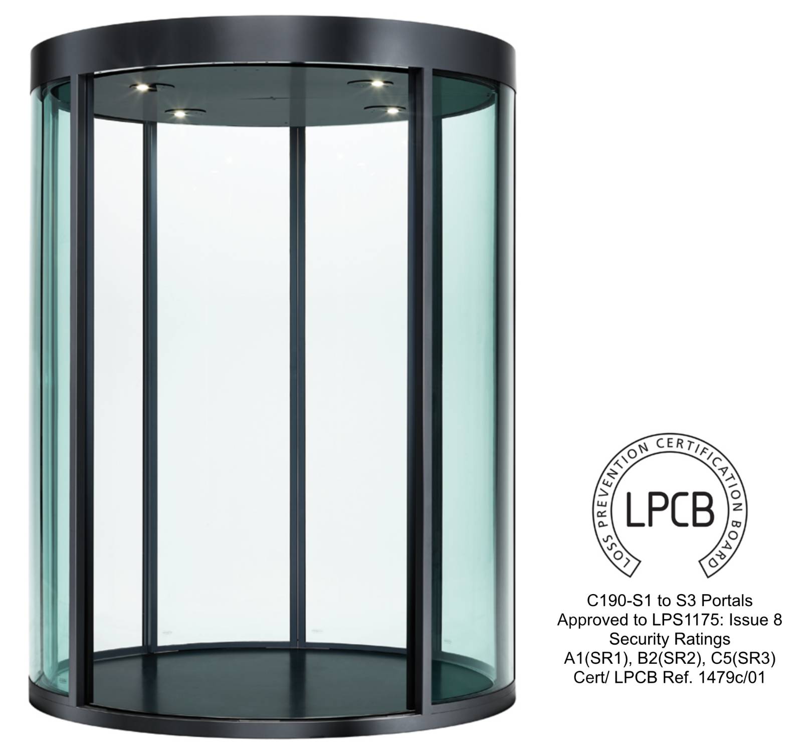 C190 Cylindrical Security Portal - High-security doorsets