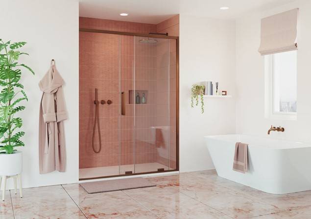 Optix 10 Single Sliding Door - Sliding Shower Door