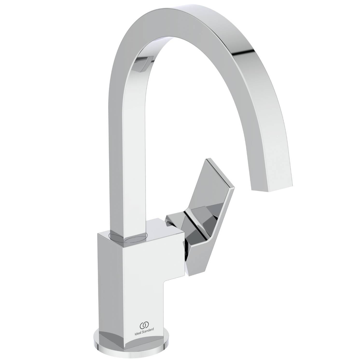 Extra single lever high spout basin mixer