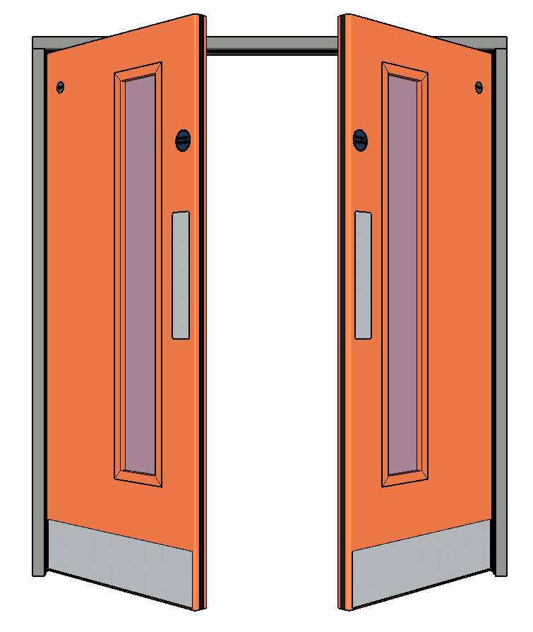 Refinedoor - Type 7 - PVC Postformed Severe Duty Doorset