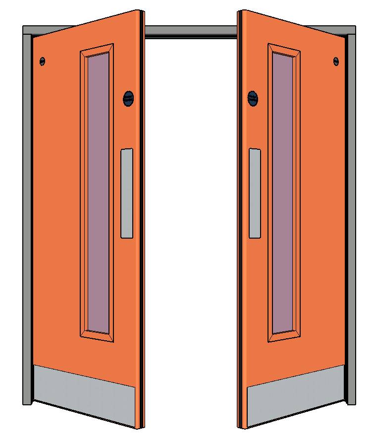 Refinedoor - Type 7 - PVC Postformed Severe Duty Doorset