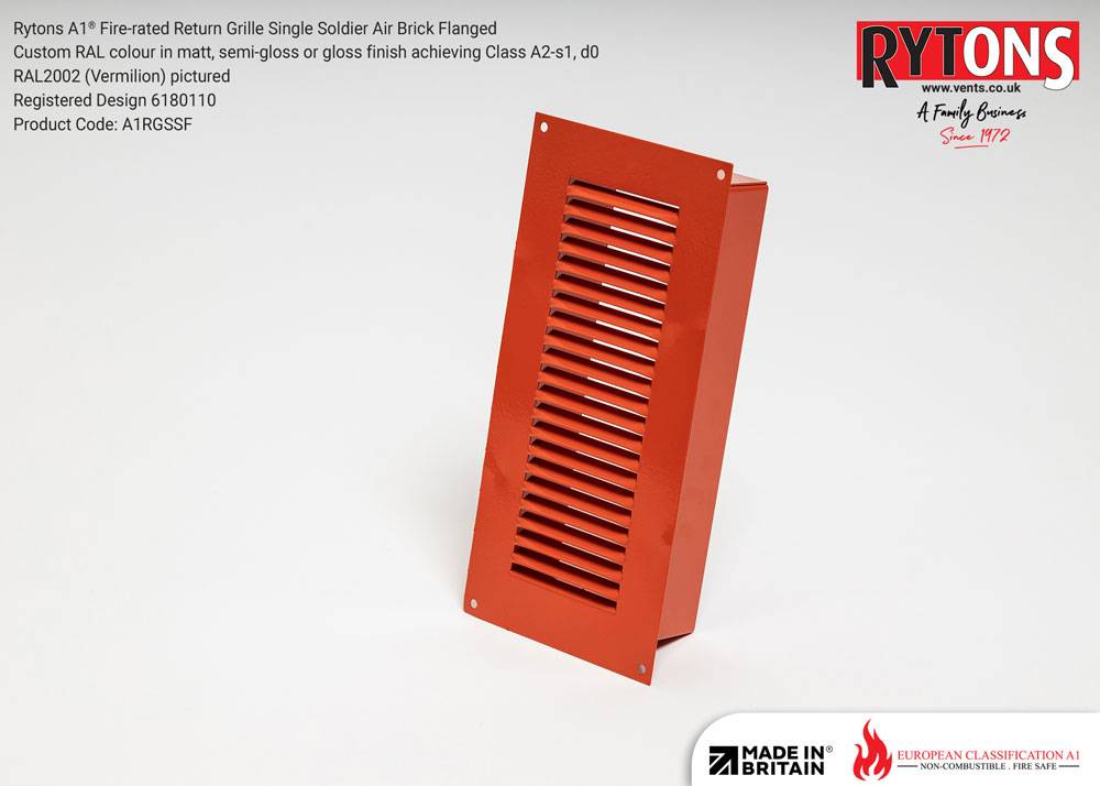 Rytons A1® Fire-rated Metal Soldier Air Bricks