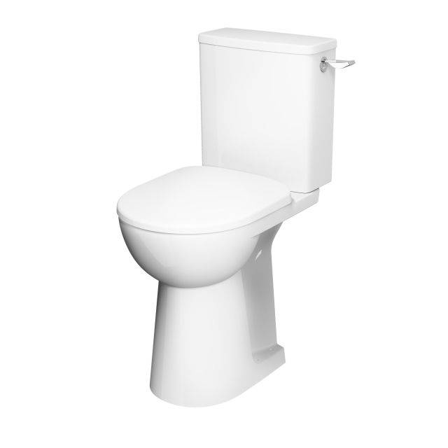 E100 Square Raised Lever WC