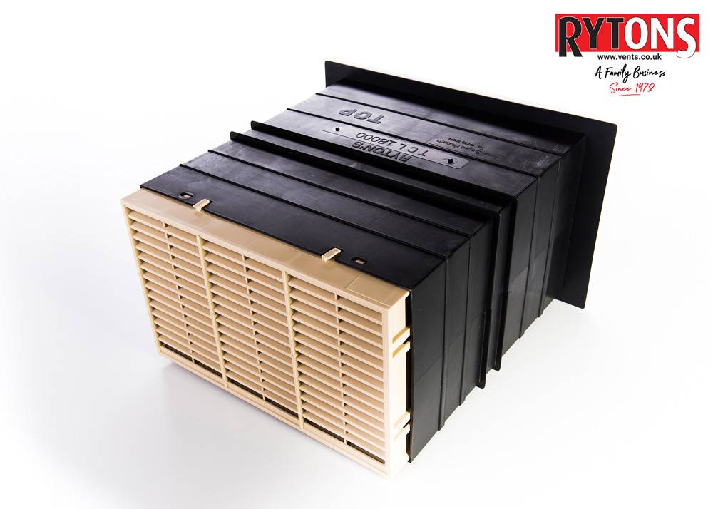 TCL18 - Rytons 9 x 6 Ventilation Set with Flush Louvre Ventilator