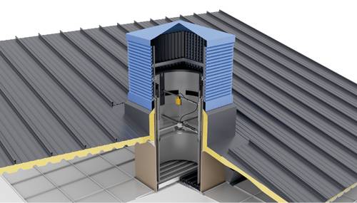 Passivent Hybrid Plus Airstract Roof Ventilation Terminal