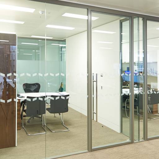 Single Glazed Edge Symmetry Non-rebated Double Door Set