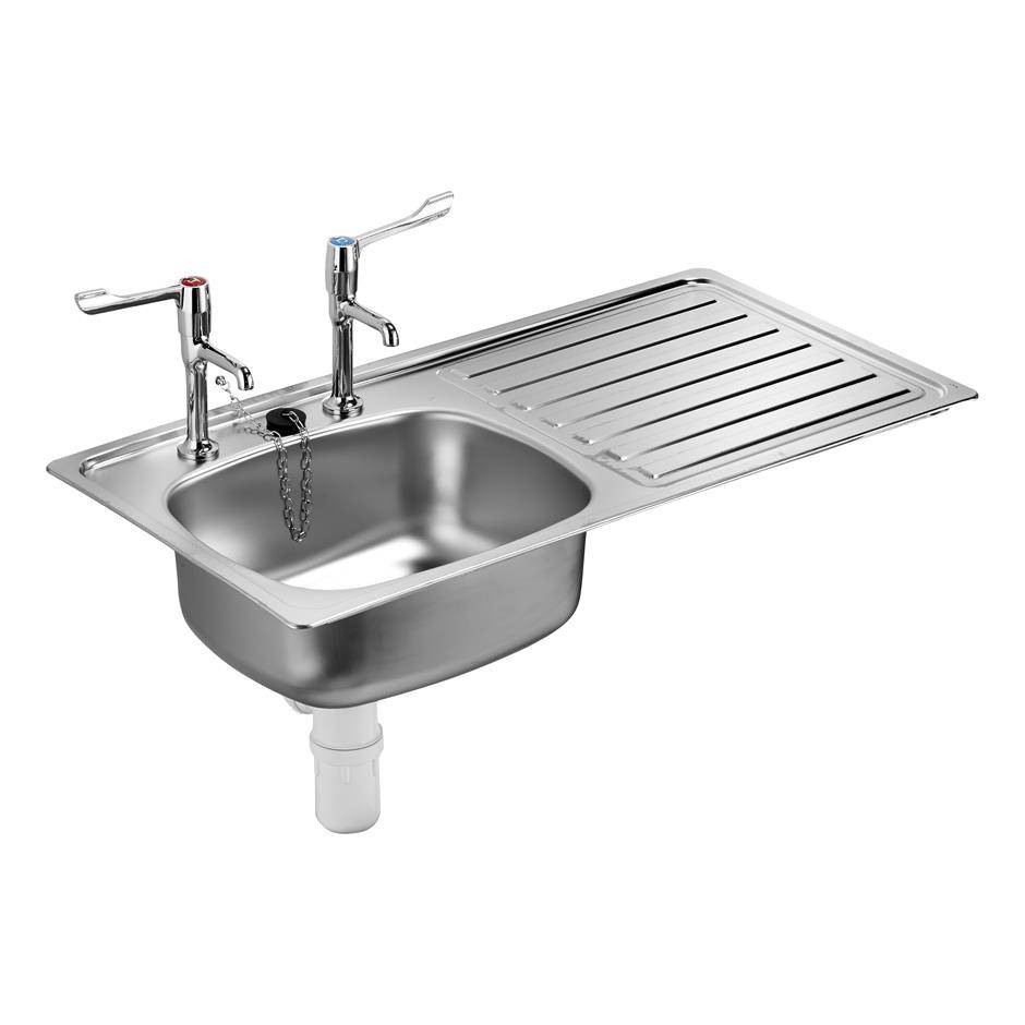 Stewart Inset Sink, Single Bowl