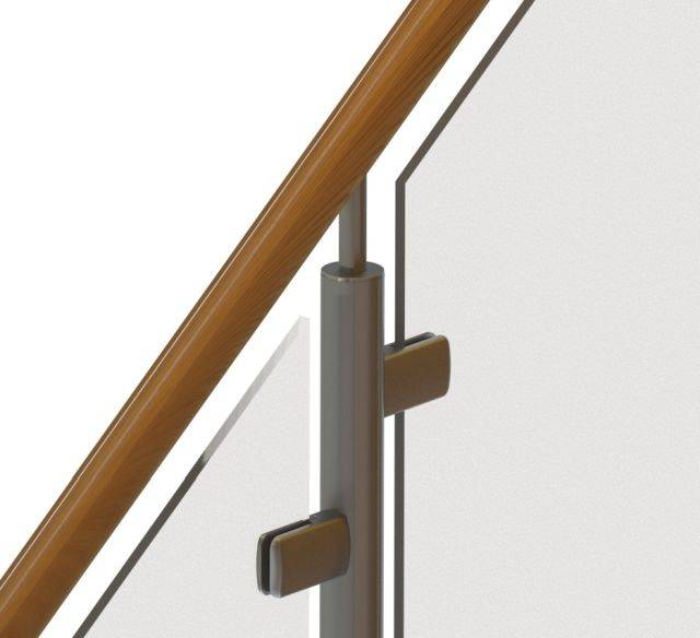Timberline Wood-effect Aluminium Balustrade