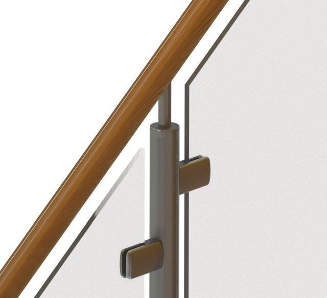 Timberline Wood-effect Aluminium Balustrade