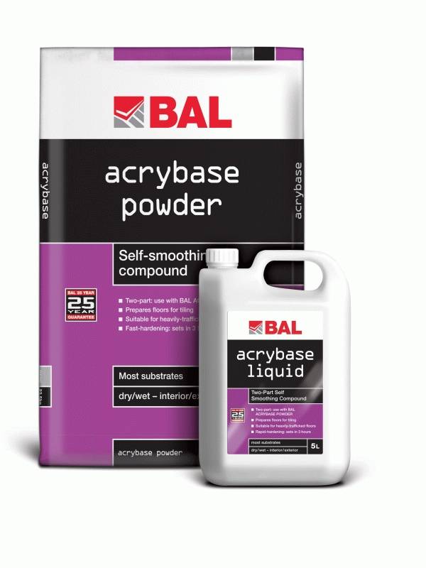 Acrybase - Self-smoothing compound