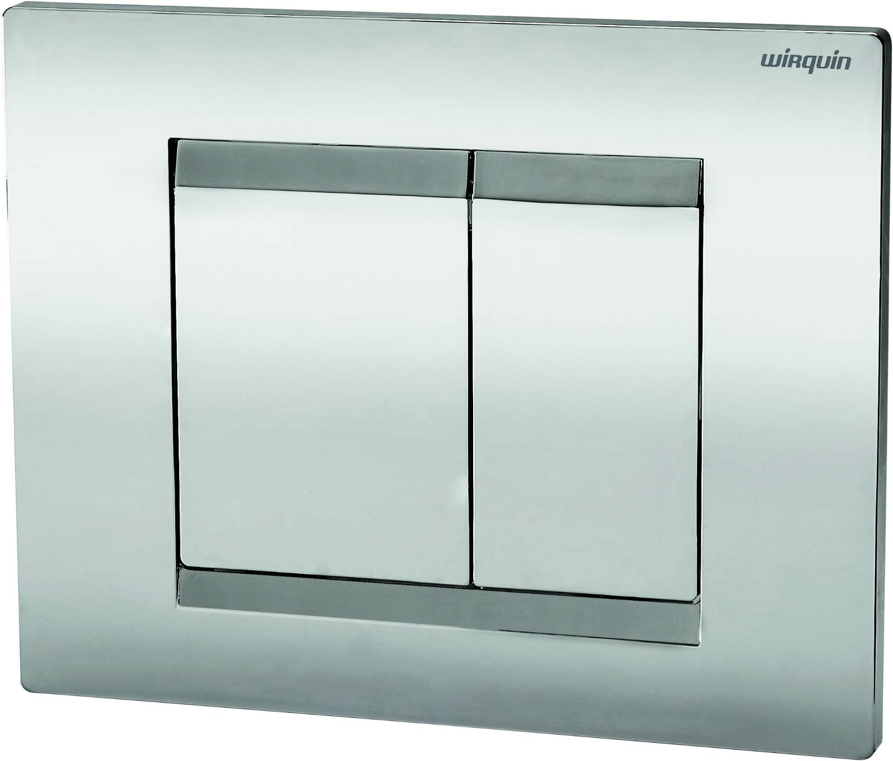 SHINY CHROME ESSENTIAL PUSH PLATE - WC Flush Plate