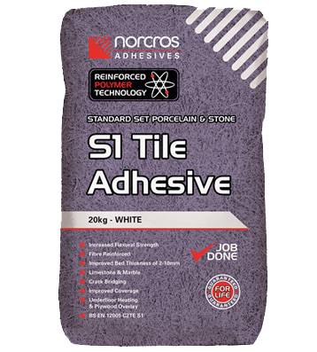Standard Set Porcelain And Stone S1 Tile Adhesive - Cementitious Flexible Tile Adhesive