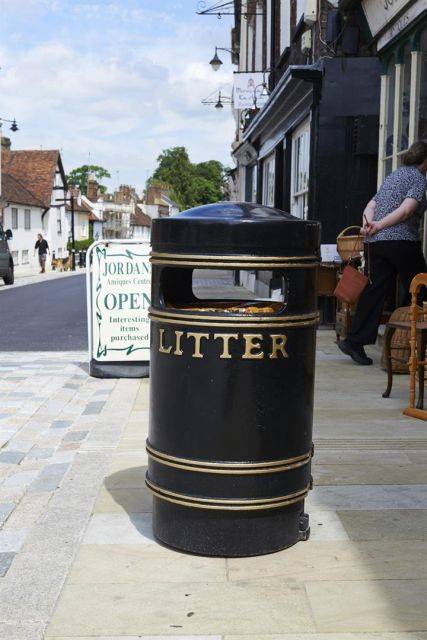 Ollerton Albion Circular Steel Bin