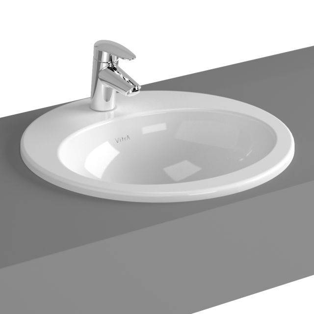 VitrA S20 Counter-top Basin, 48 cm, Oval, 5467