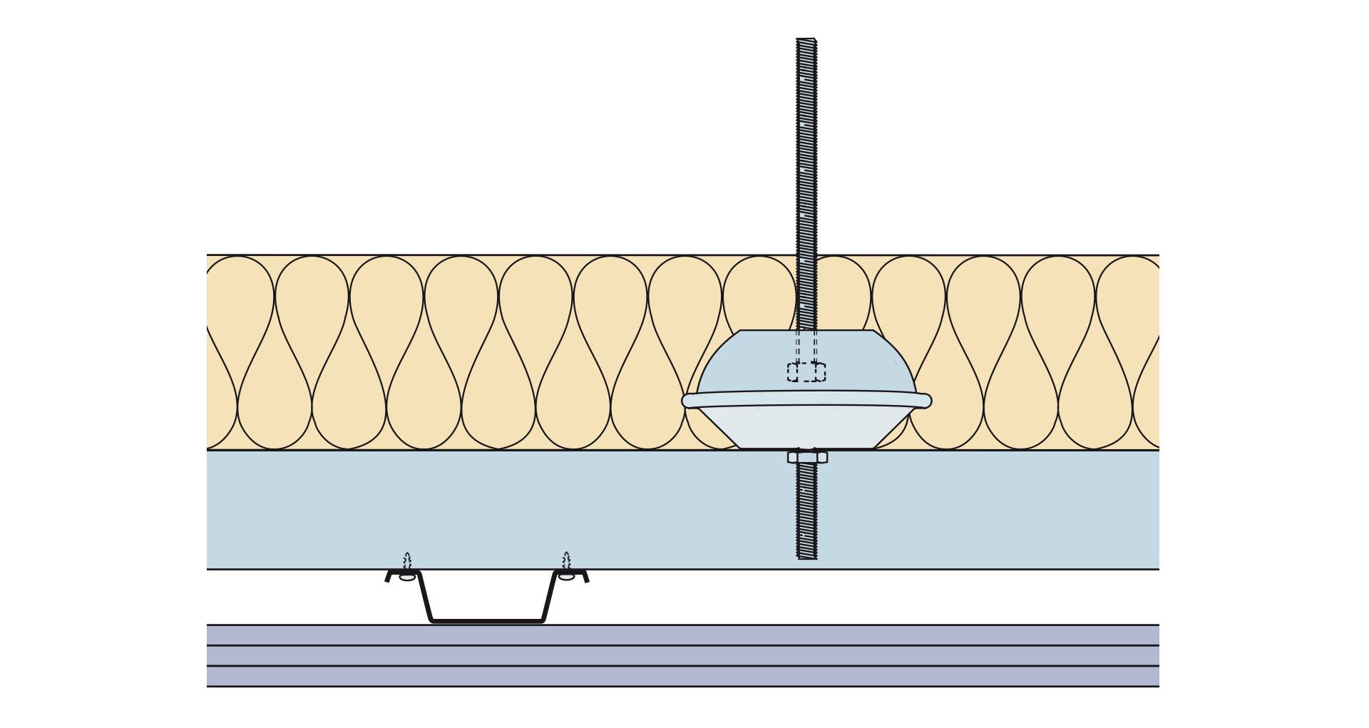 Siniat Suspended Ceiling PHS(1200.1200.450)-315dB-100G