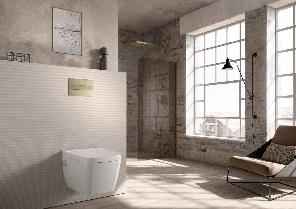 TECEsolid Textured (Linear) - Flush Plate