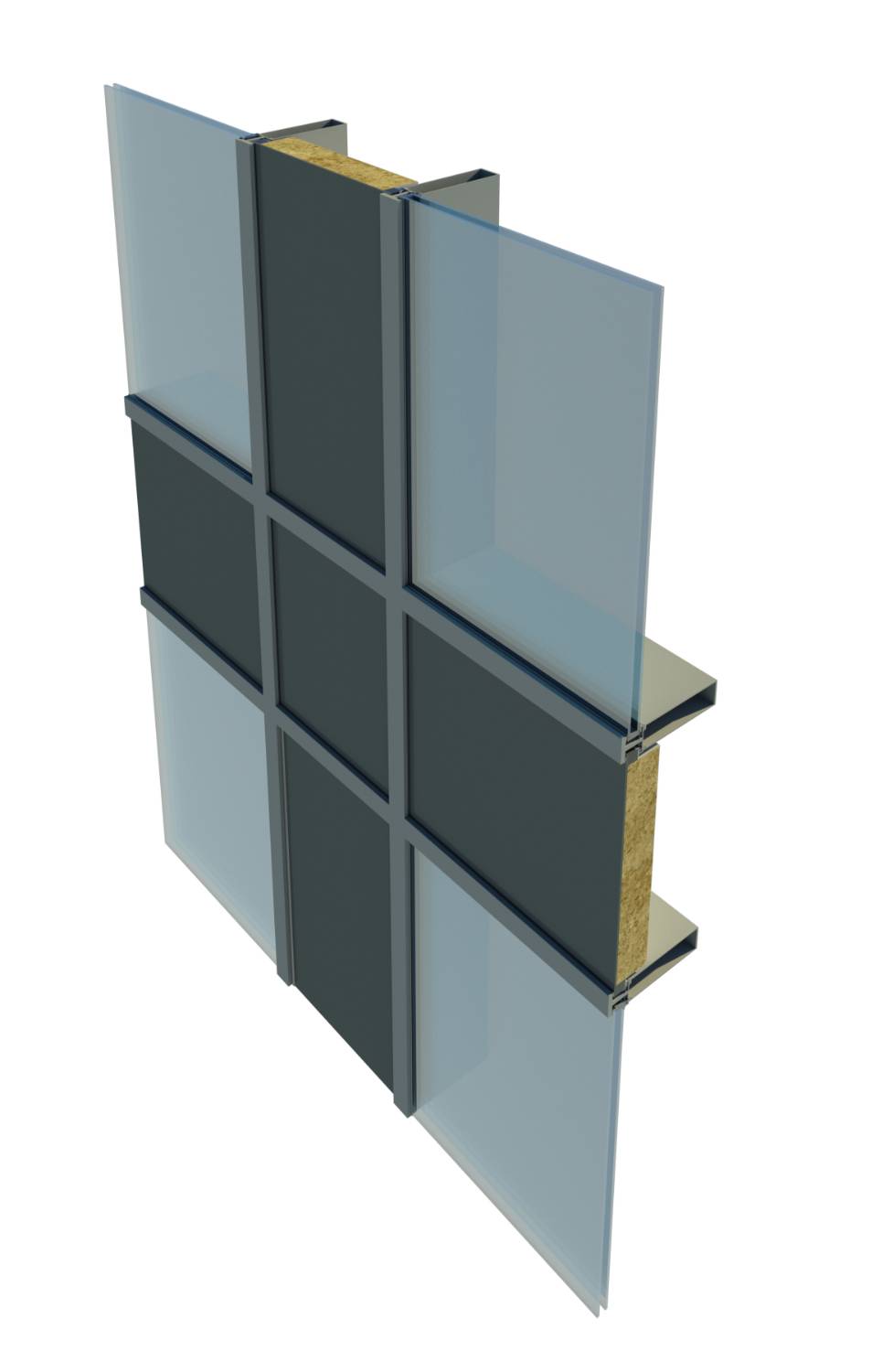 Aluminium Speedpanel A2 Insulated Spandrel Panel