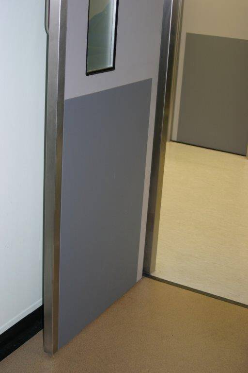 Hygienic Hinged GRP Doors - Leaf And A Half