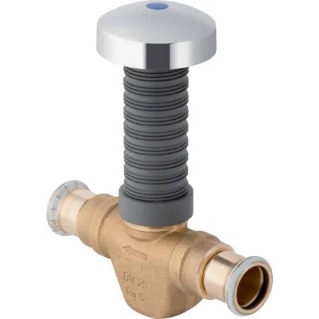 Geberit Mapress Concealed Stop Valve With Cover Collar