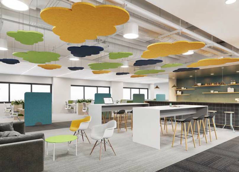 Aurora Acoustic Ceiling Rafts