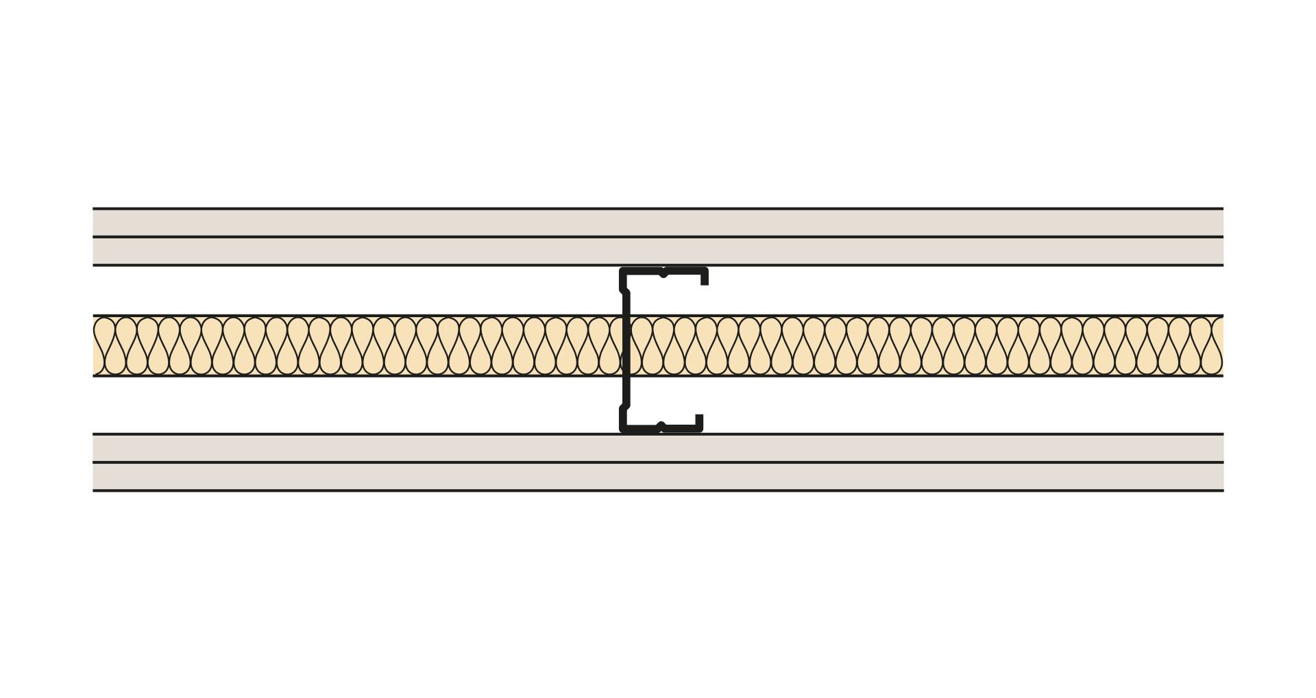 Siniat Single Frame Partition CS70R-212St-25G