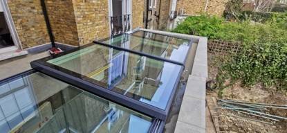 Sliding Rooflight (Bi-Parting Slide Over Fixed) - Vent & Access