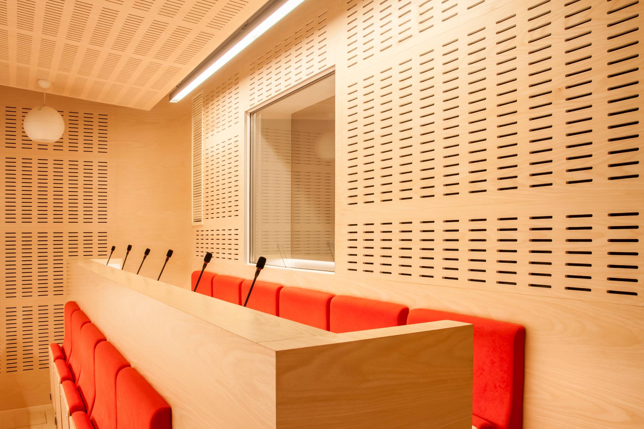 Absorb-R WoodTec Perforated Ceiling - Perforated Acoustic Panel